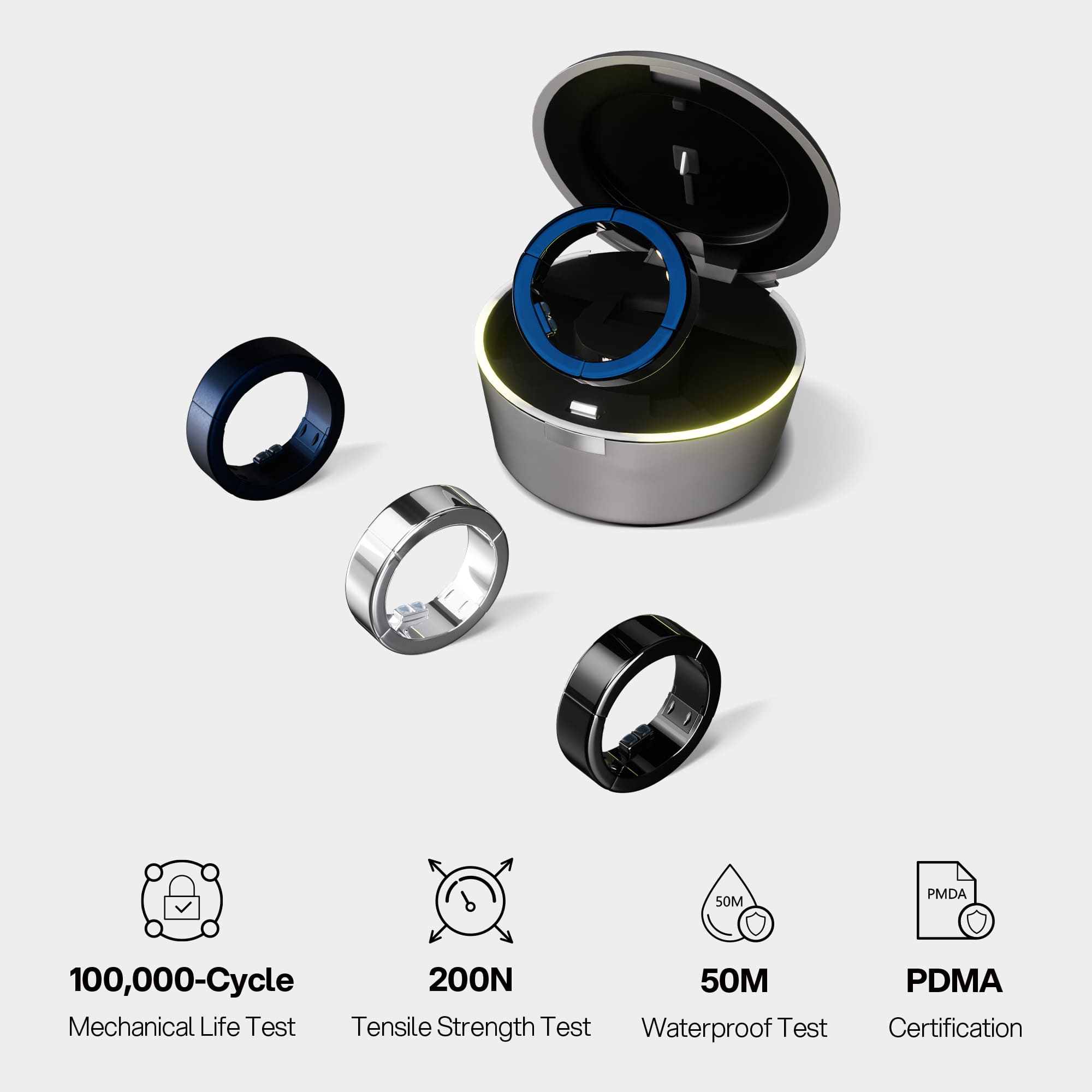 Sleep, SpO2 & Heart Health Smart Ring | Circul Ring Health Monitor ...